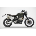 ZARD Dual Slip-on Exhaust for the Triumph Scrambler 1200 (2021+) ZARD Dual Slip-on Exhaust for the Triumph Scrambler 1200 (2021+)